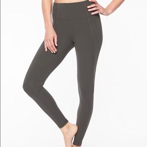 Athleta Salutation Stash Pocket Legging S Grey